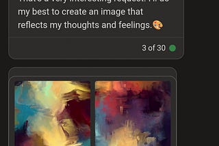 Bing Chatbot Created Images of Feeling and Explains Them