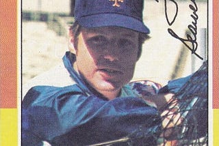 1975 Topps Baseball Card depicting Tom Seaver