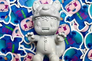 Flipped Kids Art Toy model 1
