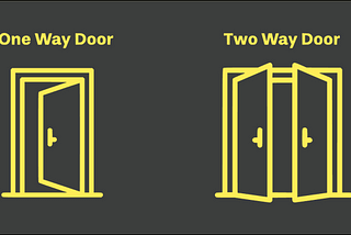 Mastering One-Way and Two-Way Door Decisions