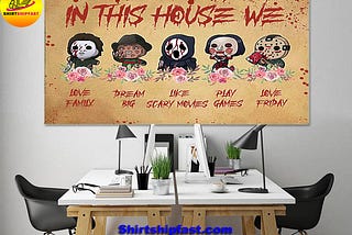 BEST PRICE Horror movies chibi in this house we poster