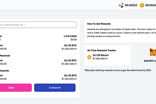 Revamp Caash with Bitcoin Rewards