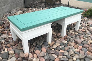 Upcycle Project: End Table Bench
