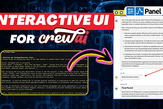 How to Create an Interactive UI for CrewAI Applications