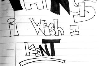 Things I Wish I Knew Before I Did a Creative Writing Masters