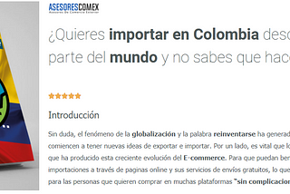 ¿CÓMO IMPORTAR EN COLOMBIA?