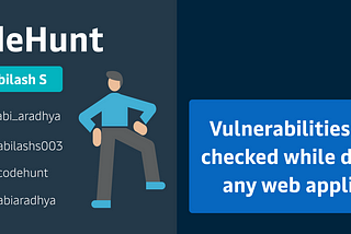 Vulnerabilities need to checked while deploying a node or any web application