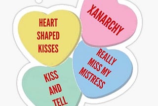 Xanarchy Heart Shaped Kisses A Trendy Expression Of Love And Rebellion