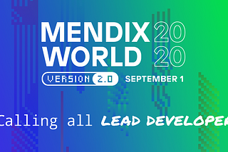 Sessions you should attend at Mendix World 2.0 as Mendix lead developer