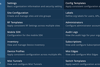 สร้าง VPN WLAN ผ่าน Mist GUI