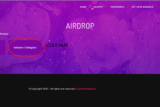 Step by Step Visual AirDrop Guide for Validators & Delegators