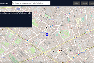 Location Health: A tool to check the environmental health score of any location