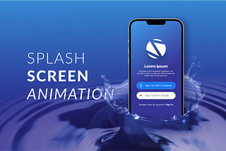 Splash Screen Animation Mockup Image