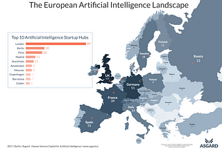 The 409 AI startups of Europe