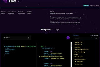 Hex Development Data