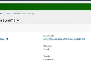 AWS System Manager Patch Operation
