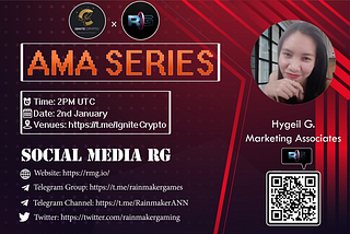 Welcome to Recap AMA IgniteCrypto & RainMaker Games #AMASeries