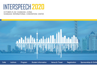 Interspeech 2020 — continued advances in speech and language processing