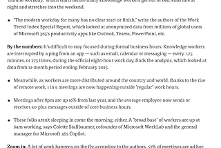 There Is A Semi “Simple” Fix To The Infinite Workday, Yes