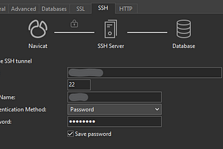 Connect to Remote MySQL server via SSH