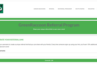 GreenRaccoon Referral Program