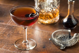 A Toast to the Black Manhattan