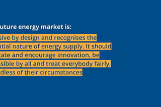 Help us make our principles for a future energy market a reality