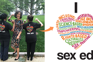 Now is your chance to win an I ❤ sex ed t-shirt!