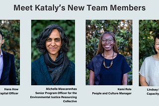 Kataly Foundation Welcomes Four New Team Members