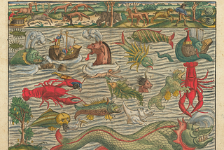 The Norwegian Sea Monster Map