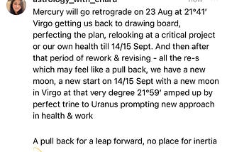 Mercury Retrograde & New Moon in Virgo September 2023 Astrology Horoscope