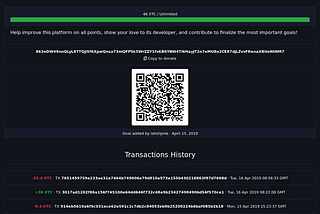 Let’s Tip Me: Crowdfunding & Tips over the Torque Blockchain.