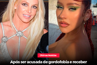 Após ser acusada de gordofobia e receber unfollow de Christina Aguilera, Britney Spears se retrata…