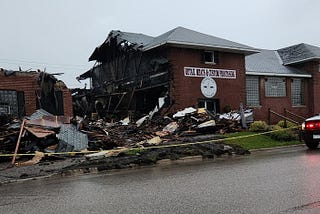 A Butcher Shop is Set on Fire