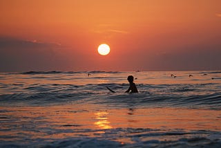 Fishing from a Surfboard