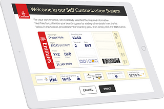 Customizing your flight journey — a UX case study