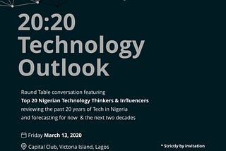 20:20: The Nigerian Technology Outlook