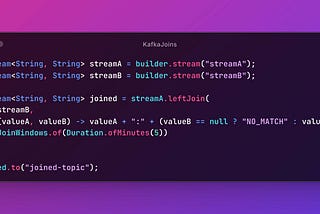 KStream-KStream Outer Join and Left Join — Flexible Stream Correlations in Real Time