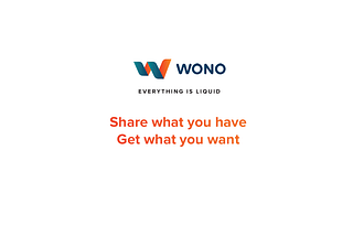 WONO — The Disruptor of P2P Sharing Economy