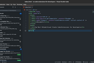 Top Most VSCode (Visual Studio Code) Extensions for Developers