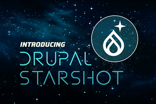 Ambitious Drupal Starshot Initiative announced