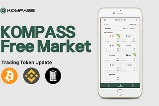 KOMPASS Market Trading Token Updates