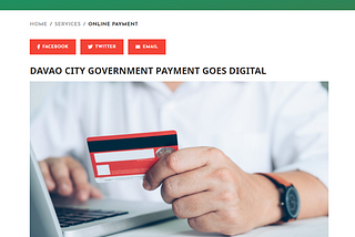 Davao City Online Payment Platform