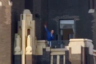 Real Life Projectile Motion: Peyton Manning Throws a Football From 23 Stories High