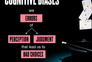 What are cognitive biases?