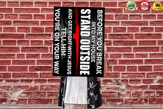 HOT Amendment before you break into my house stand outside doormat