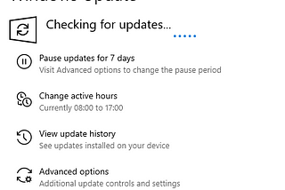 Windows update, as we all know it