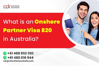 What is an Onshore Partner Visa 820 in Australia?