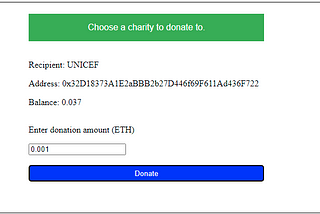 Creating a Web3 Charity Application