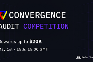 Convergence audit competition rewards up to $20K in USDC